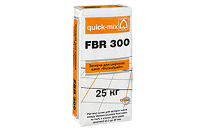 Затирка для швов quick-mix FBR 300 серая, 25 кг
